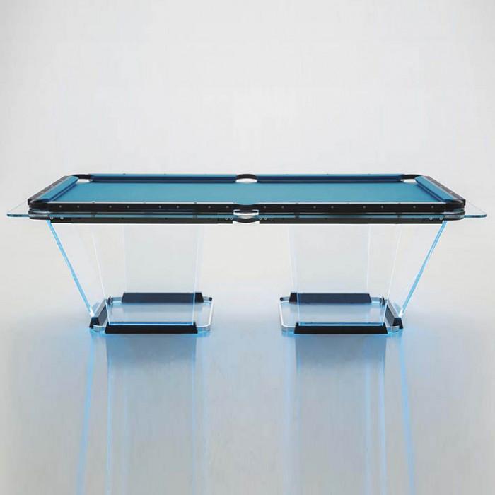 Teckell T1 Glass Pool Table 8ft, 9ft
