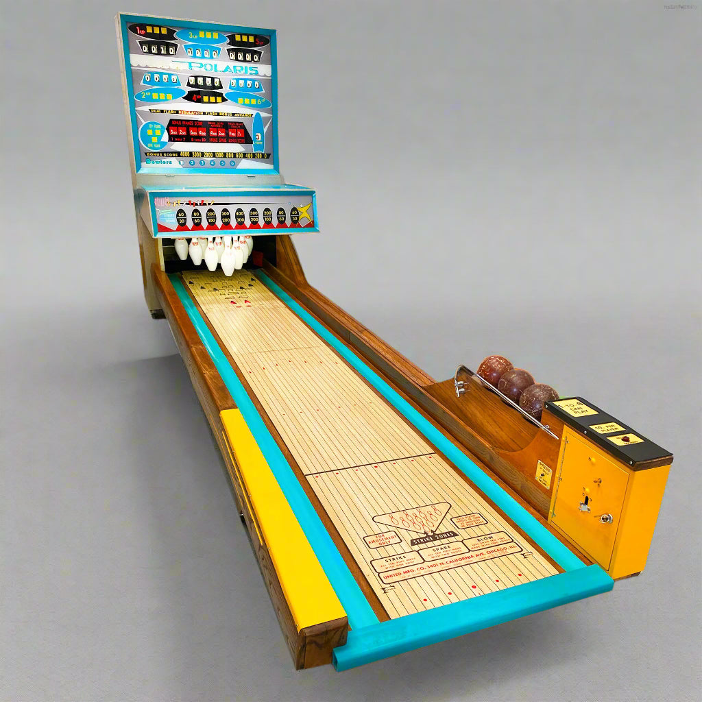 1960's Indoor Vintage Bowling Alley