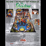 1994 Shadow Pinball Machine by Bally Midway