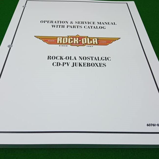 Rock-Ola Service Manual - Sybersonic 620 (Rock-Ola Nostalgic CD-PV)