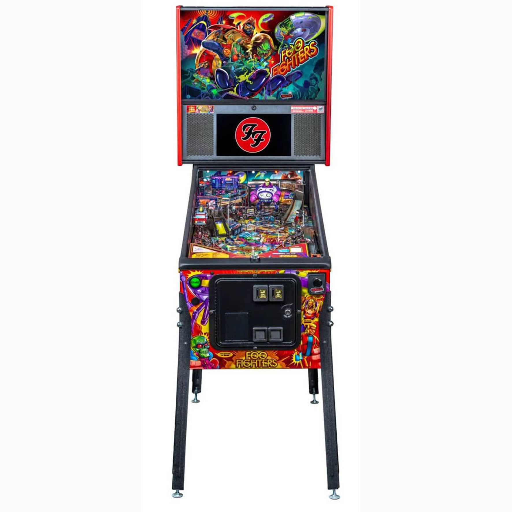 Foo Fighters Premium Pinball Machine by Stern