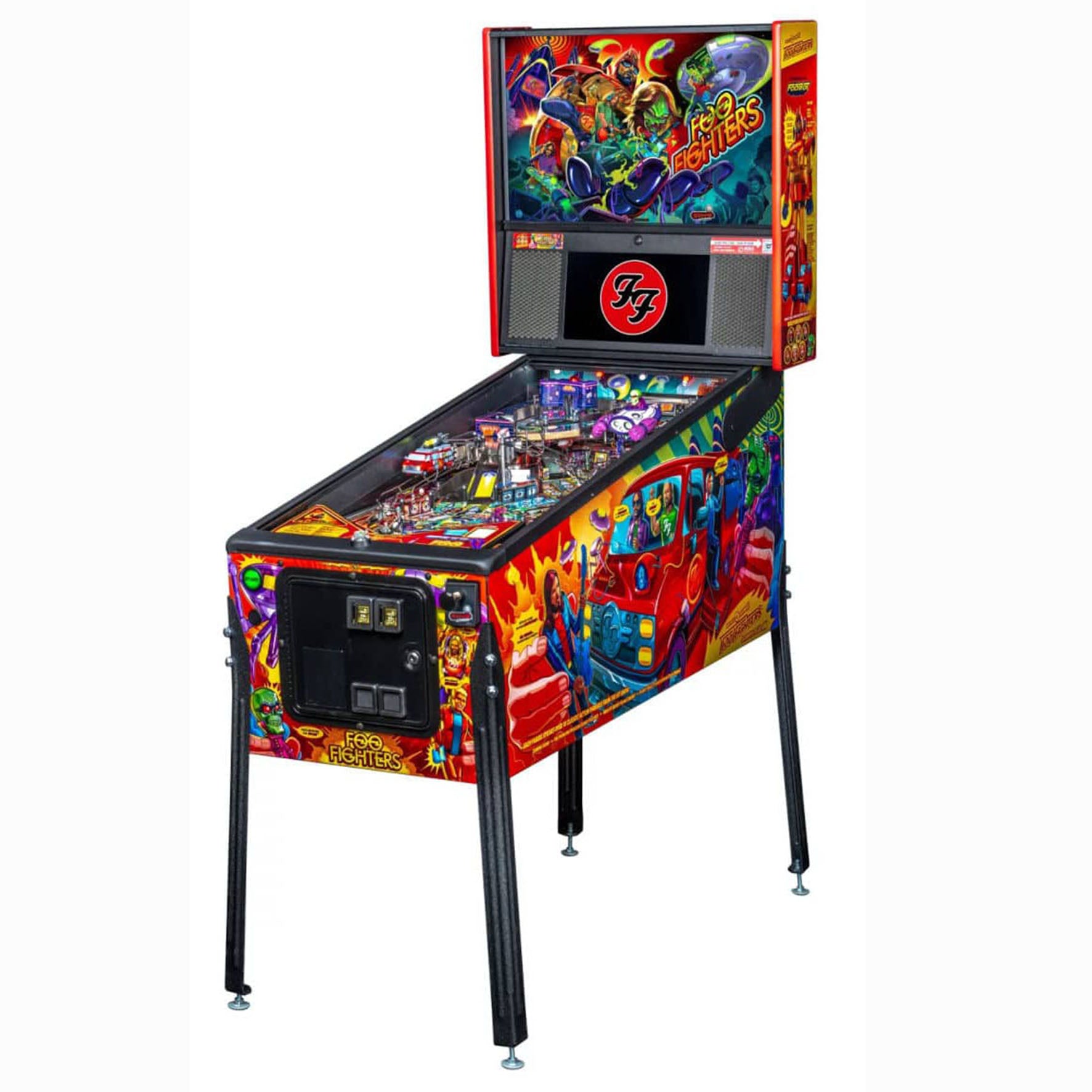 Foo Fighters Premium Pinball Machine by Stern