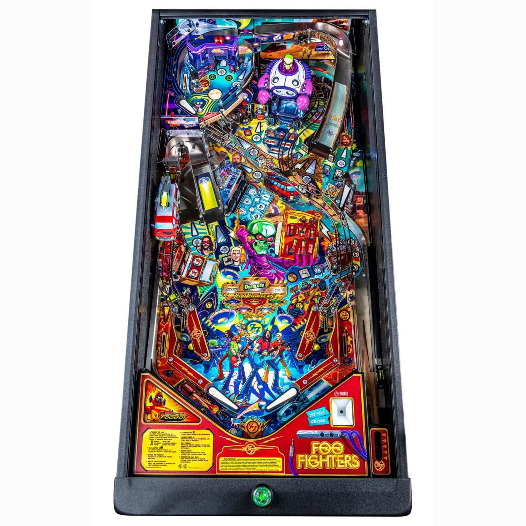 Foo Fighters Premium Pinball Machine by Stern