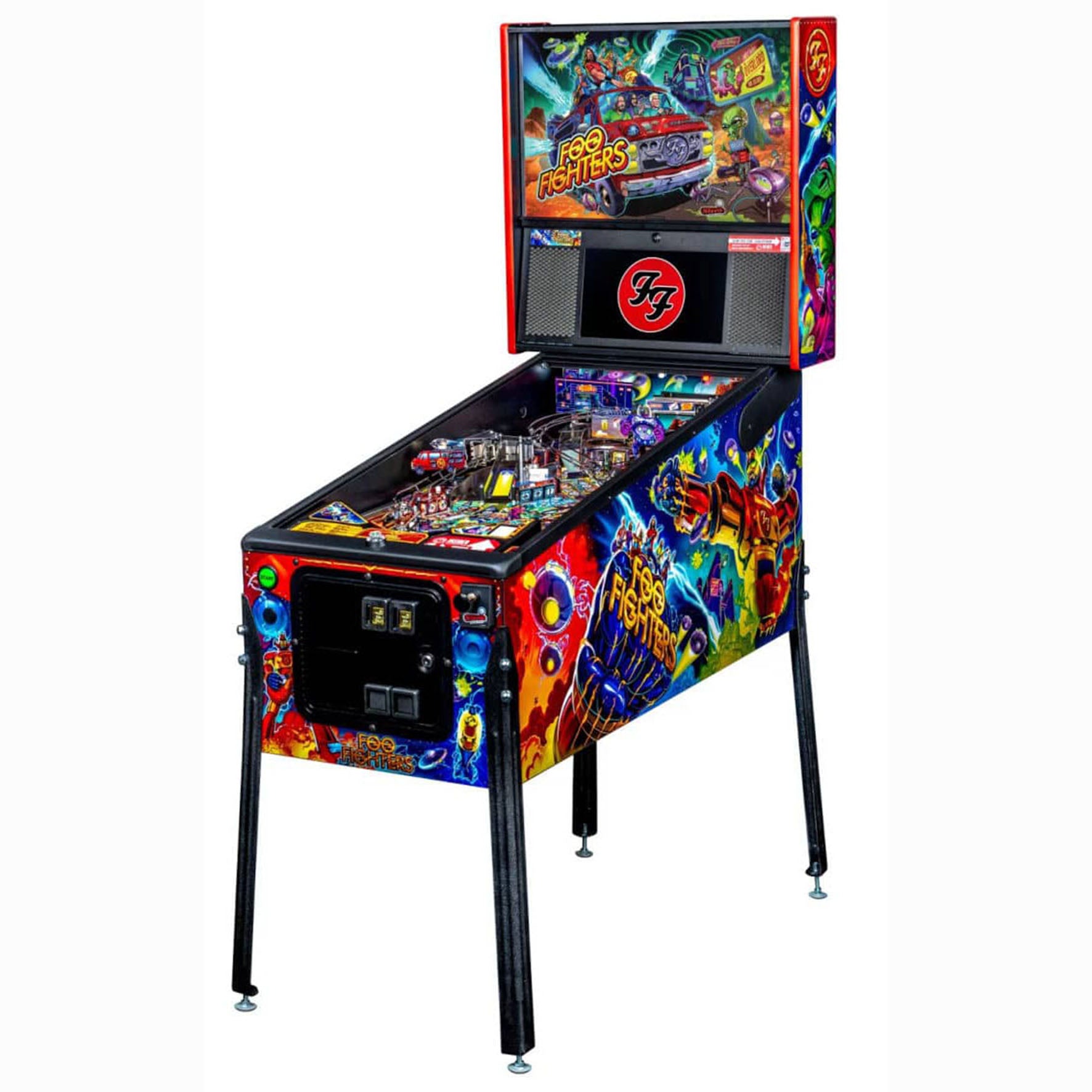 Foo Fighters Pro Pinball Machine by Stern