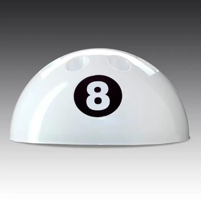 8-ball Cue Rack in White | The Games Room Company