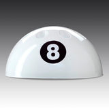 8-ball Cue Rack in white