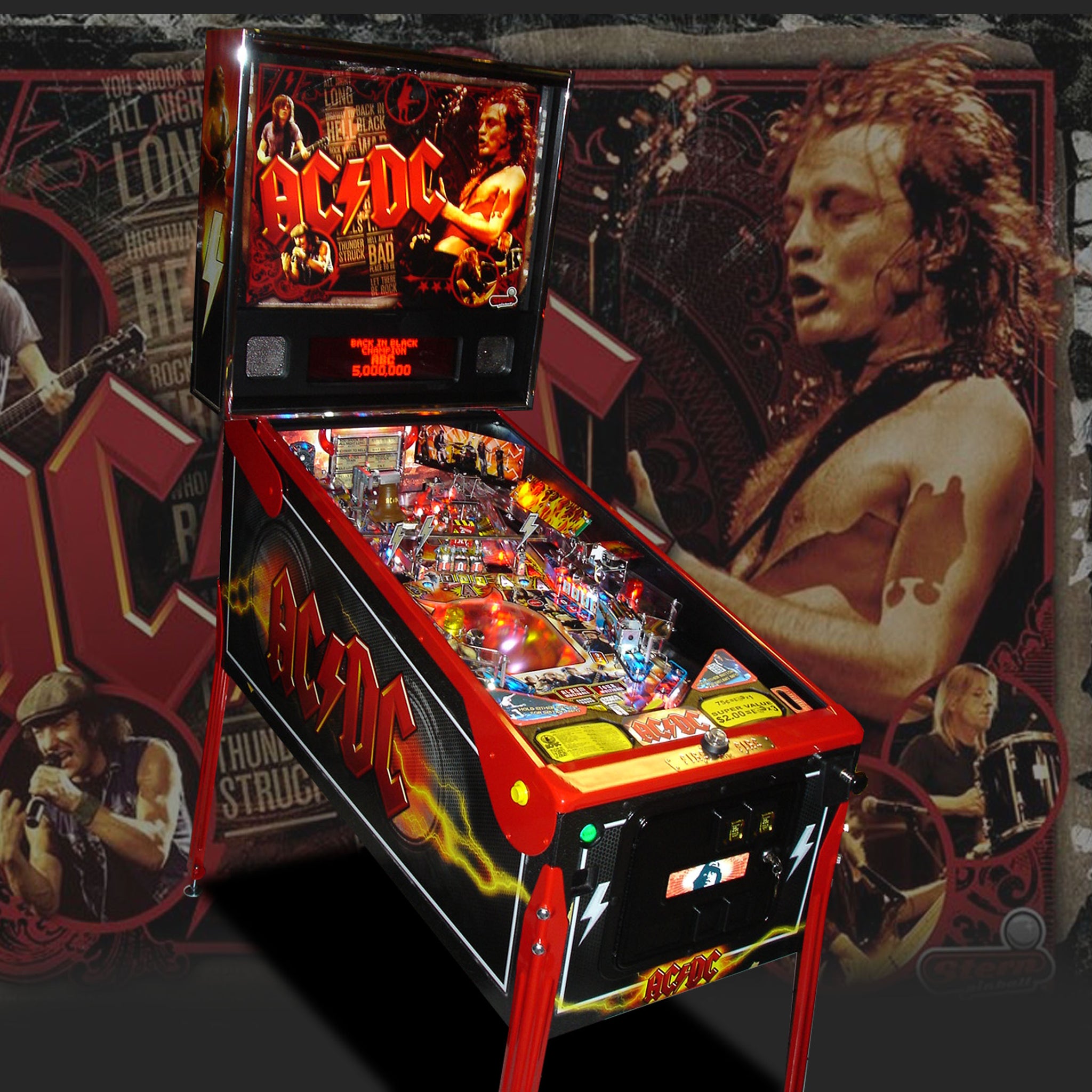 AC/DC Premium Edition Pinball Machine by Stern