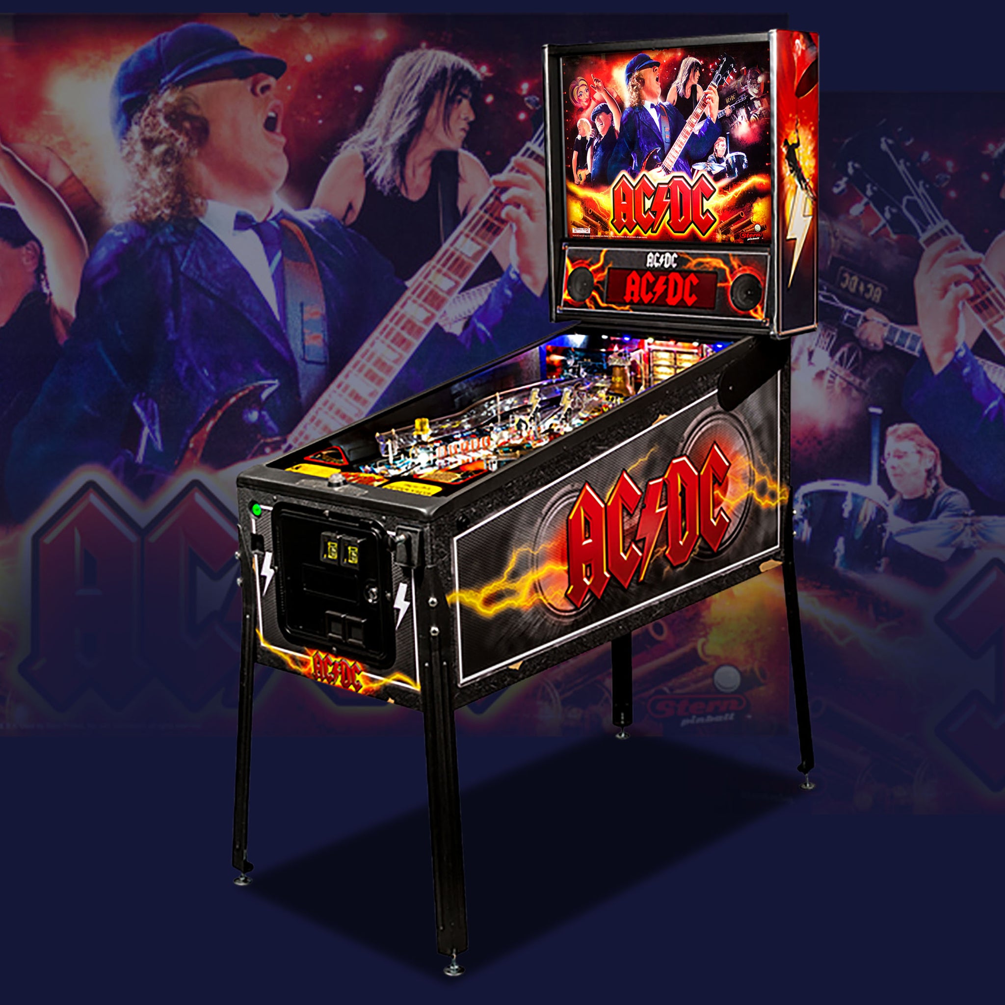 2017 AC/DC Pro Vault Edition Pinball Machine by Stern