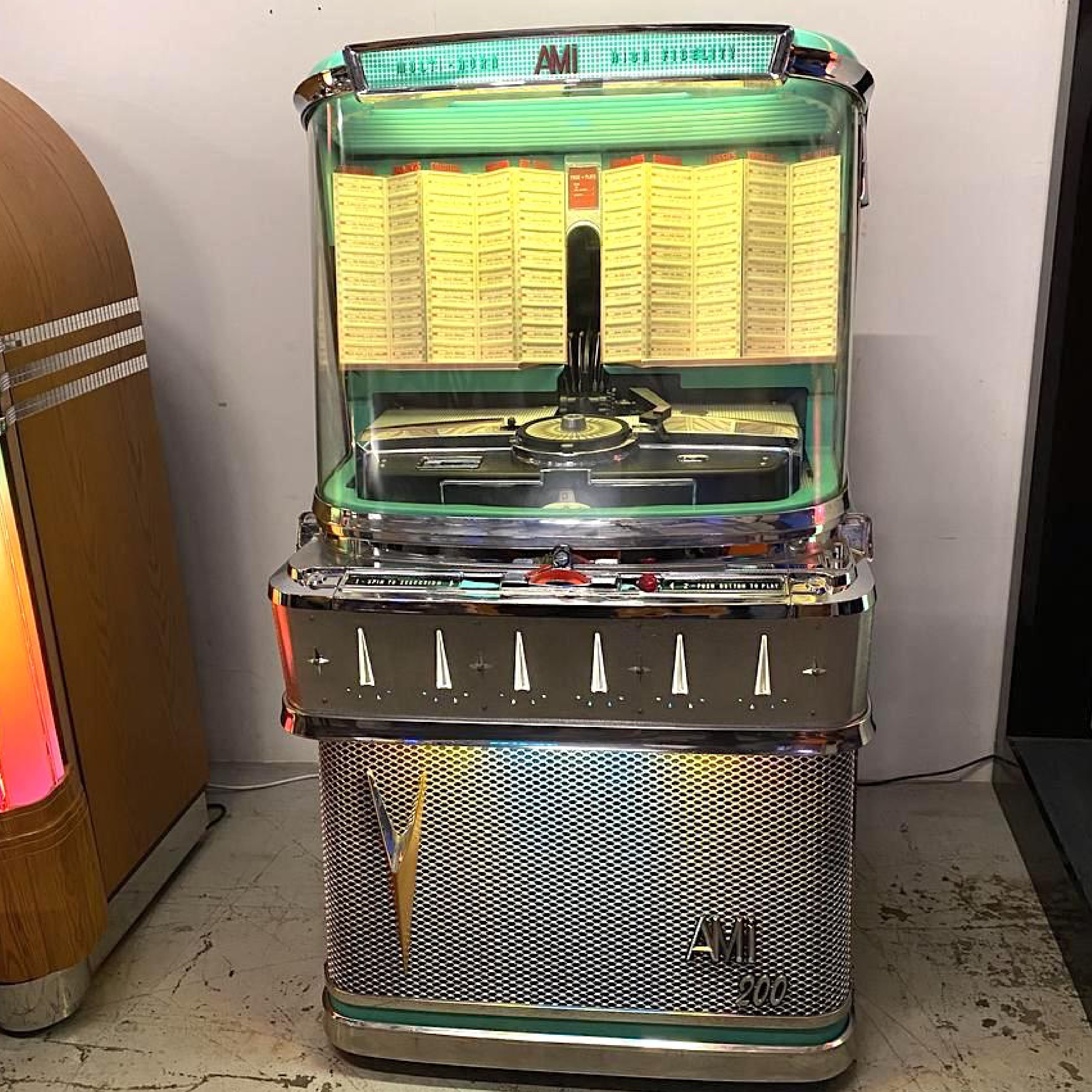 1958 AMI I 200 Vinyl Jukebox Selector Wheel | The Games Room Company
