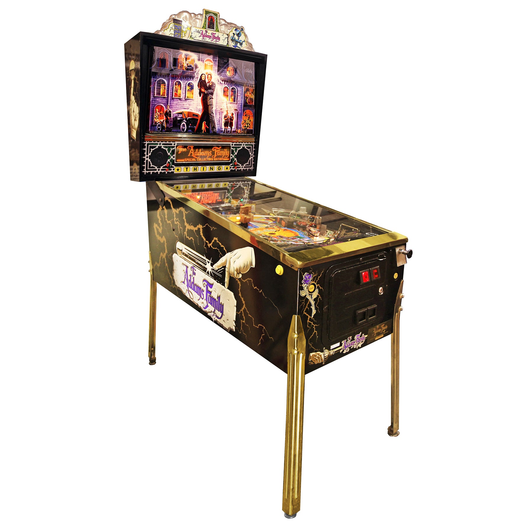 1994 The Addams Family Gold Pinball Machine by Bally