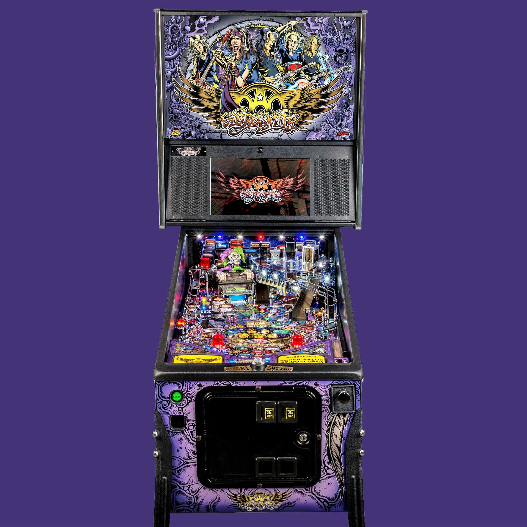 2017 Aerosmith Premium Pinball Machine by Stern