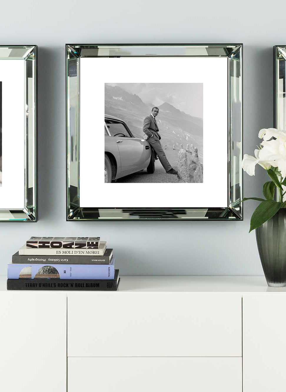 James Bond Goldfinger DB5 Mirror Frame Picture