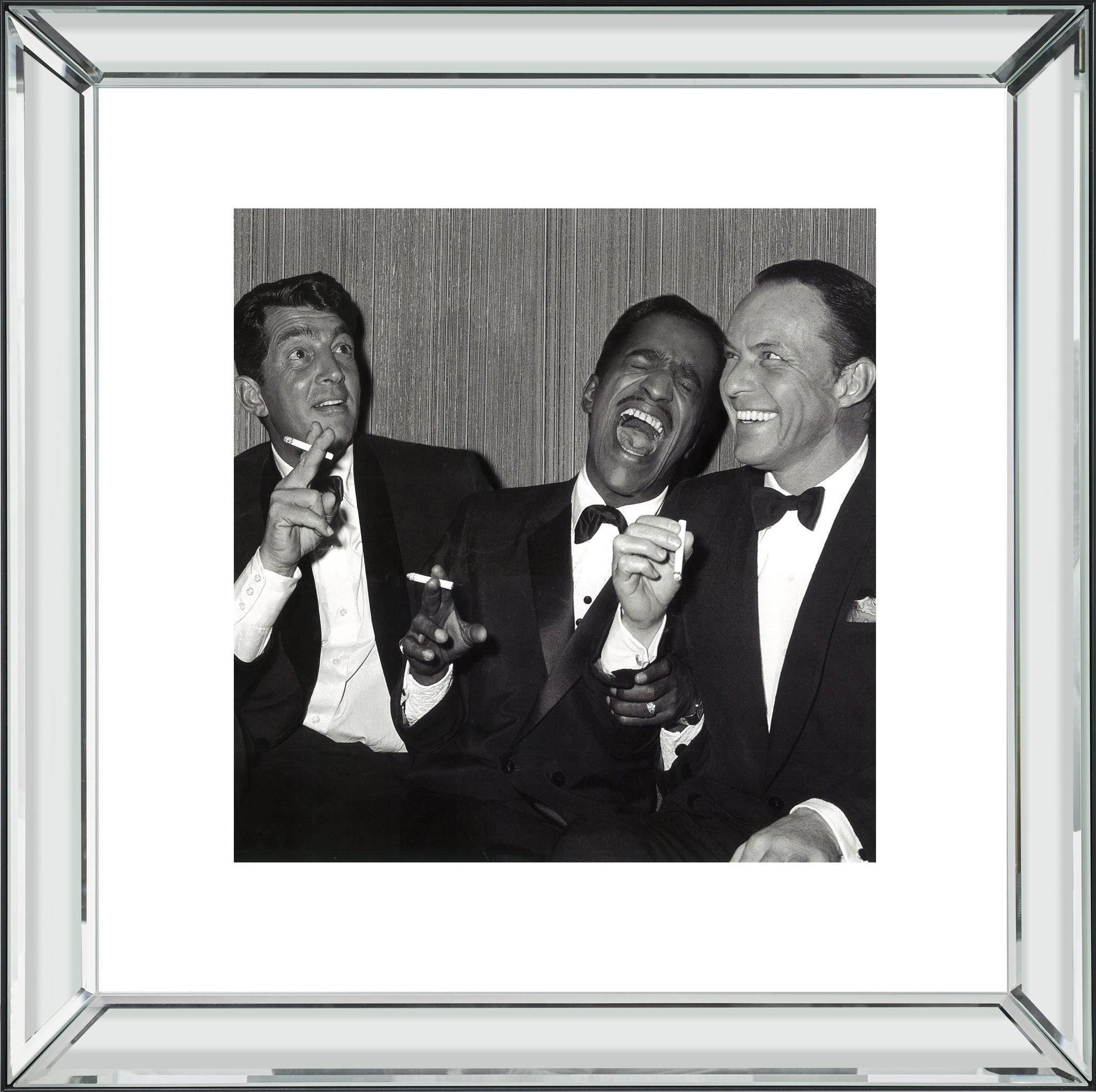 The Rat Pack Mirror Frame Picture