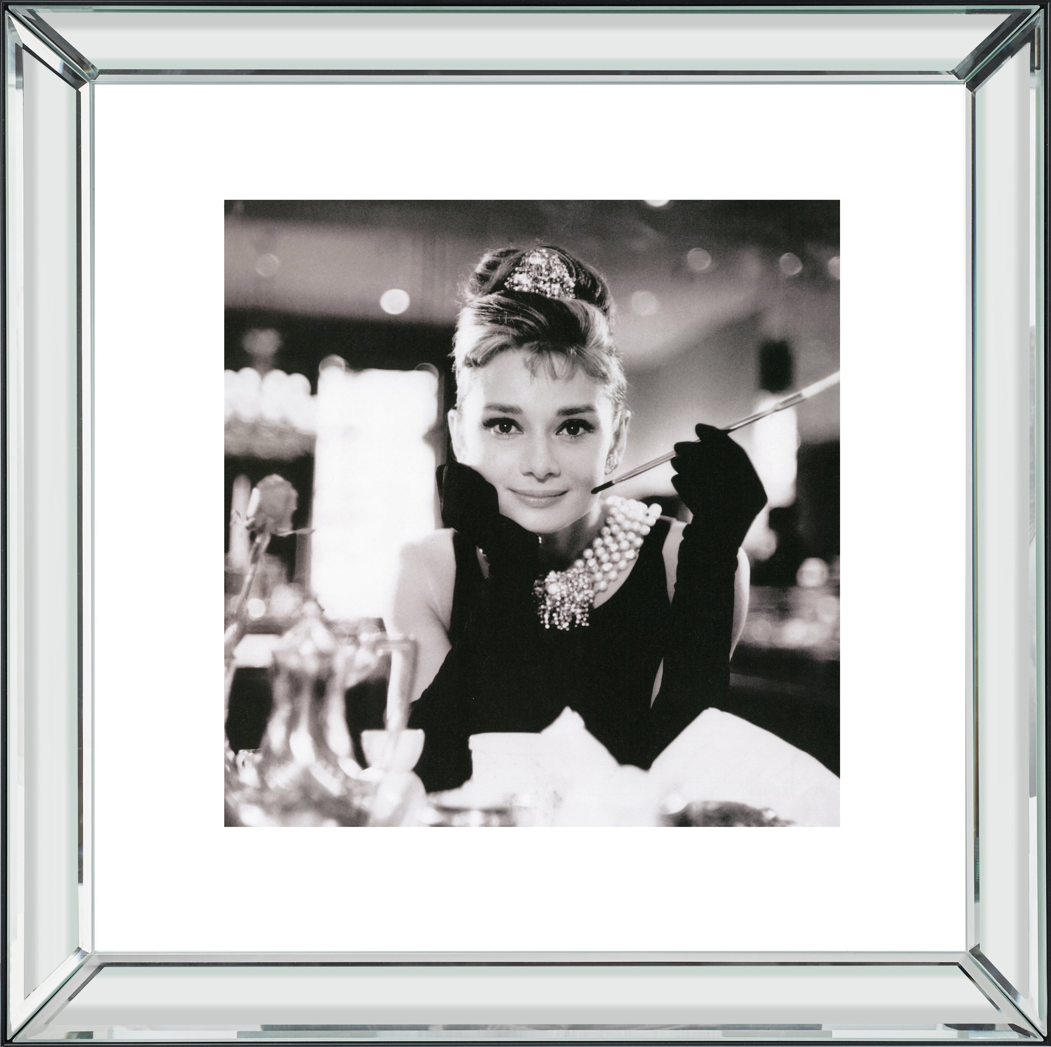 Audrey Hepburn Mirror Frame Picture