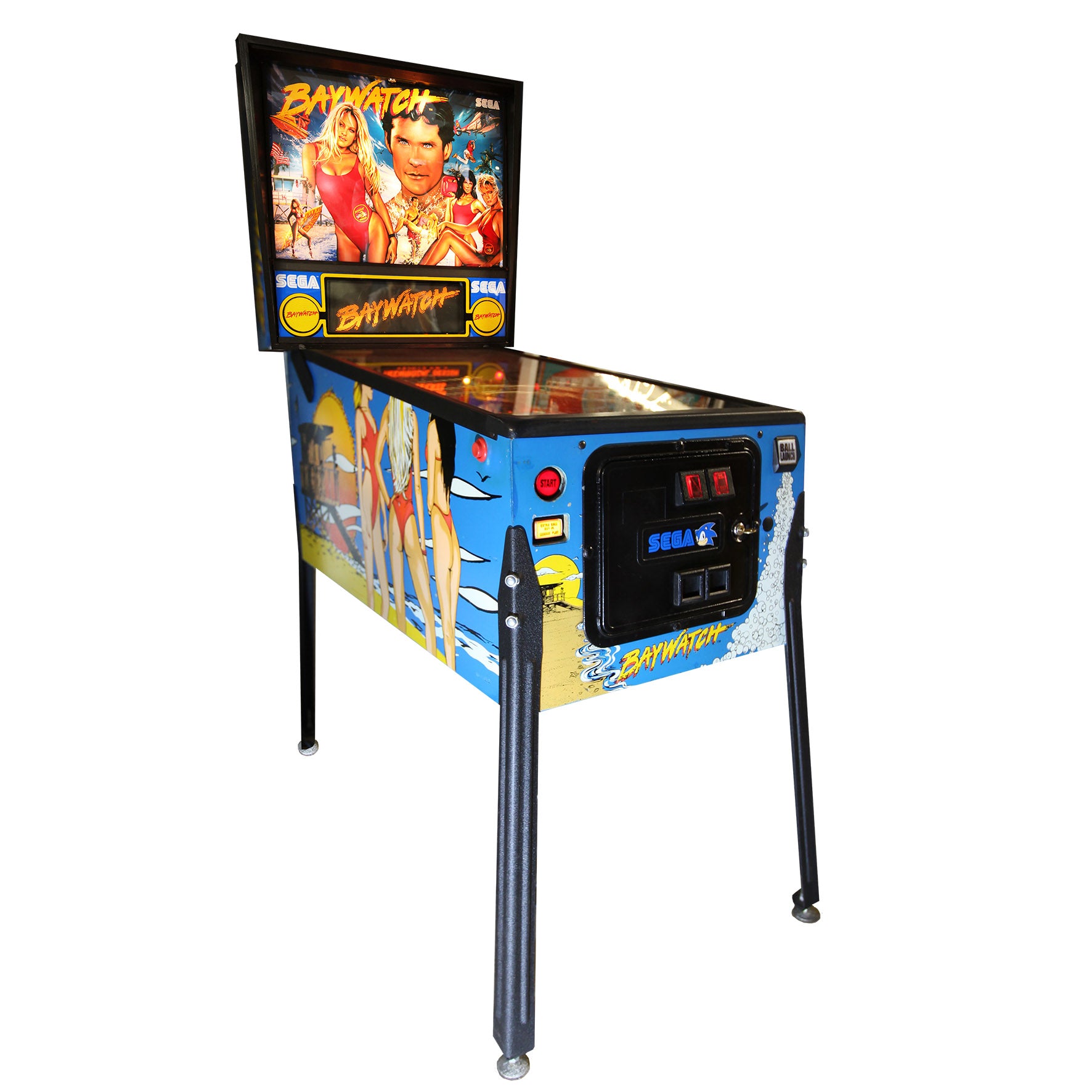 1995 Baywatch Pinball Machine by Sega