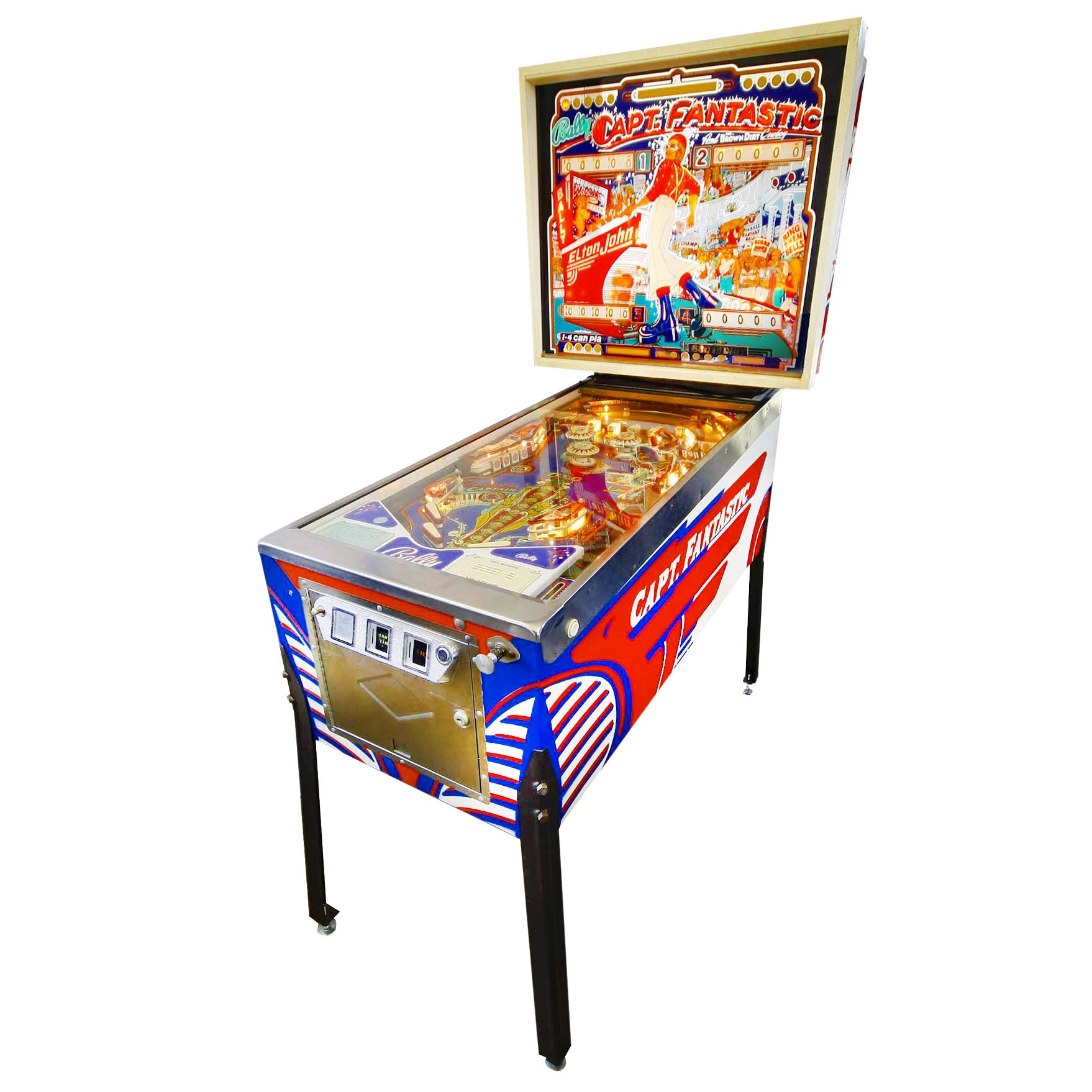 1976 Captain Fantastic Pinball Machine by Bally