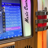 Rock-Ola Digital Music Center Jukebox in Light Oak with Bluetooth