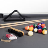 Diagonal American Pool Table in Blue 7ft, 8ft