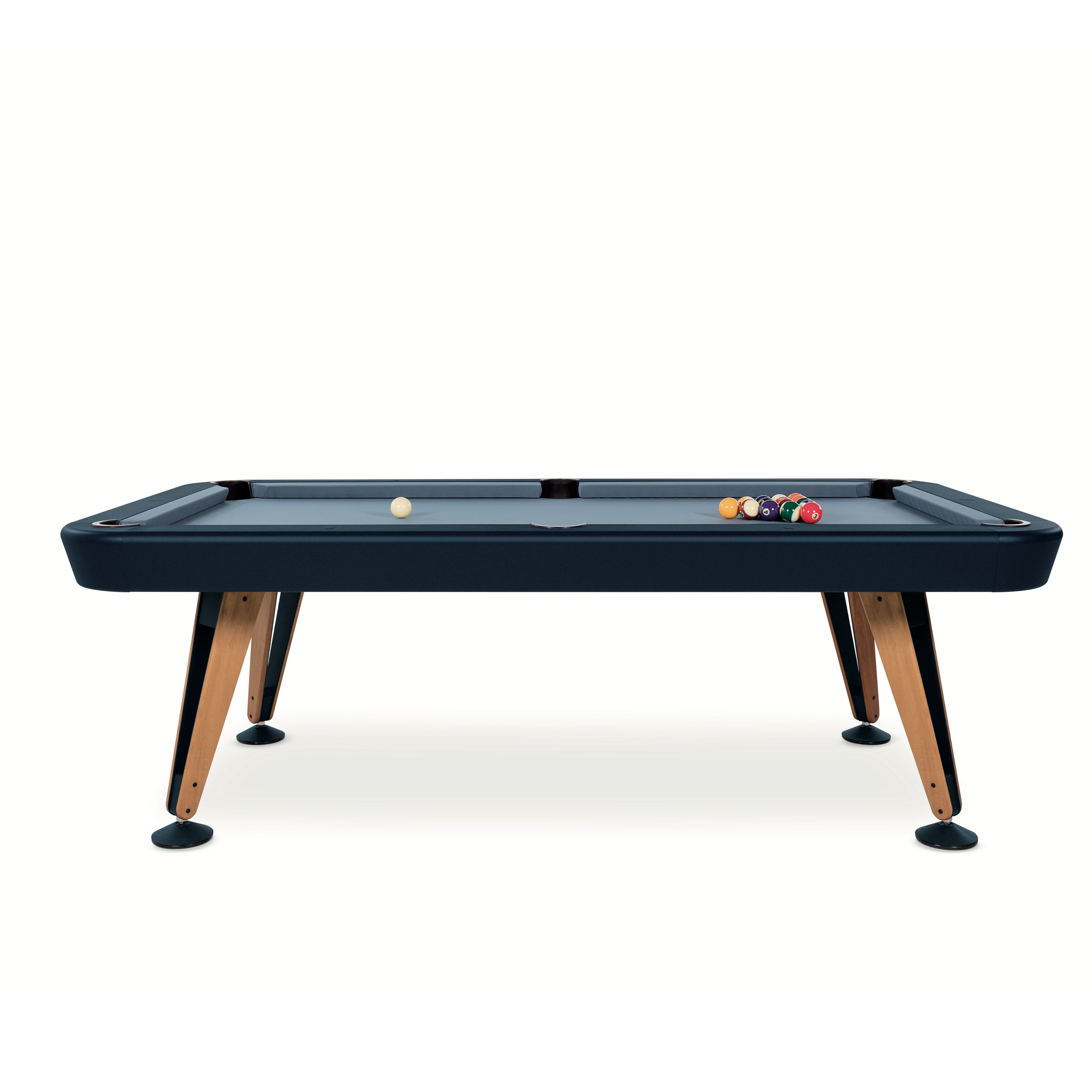 Diagonal American Pool Table in Blue 7ft, 8ft