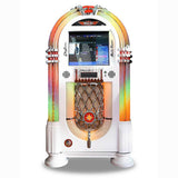 Rock-Ola Bubbler Digital Music Center Jukebox in Gloss White with Bluetooth