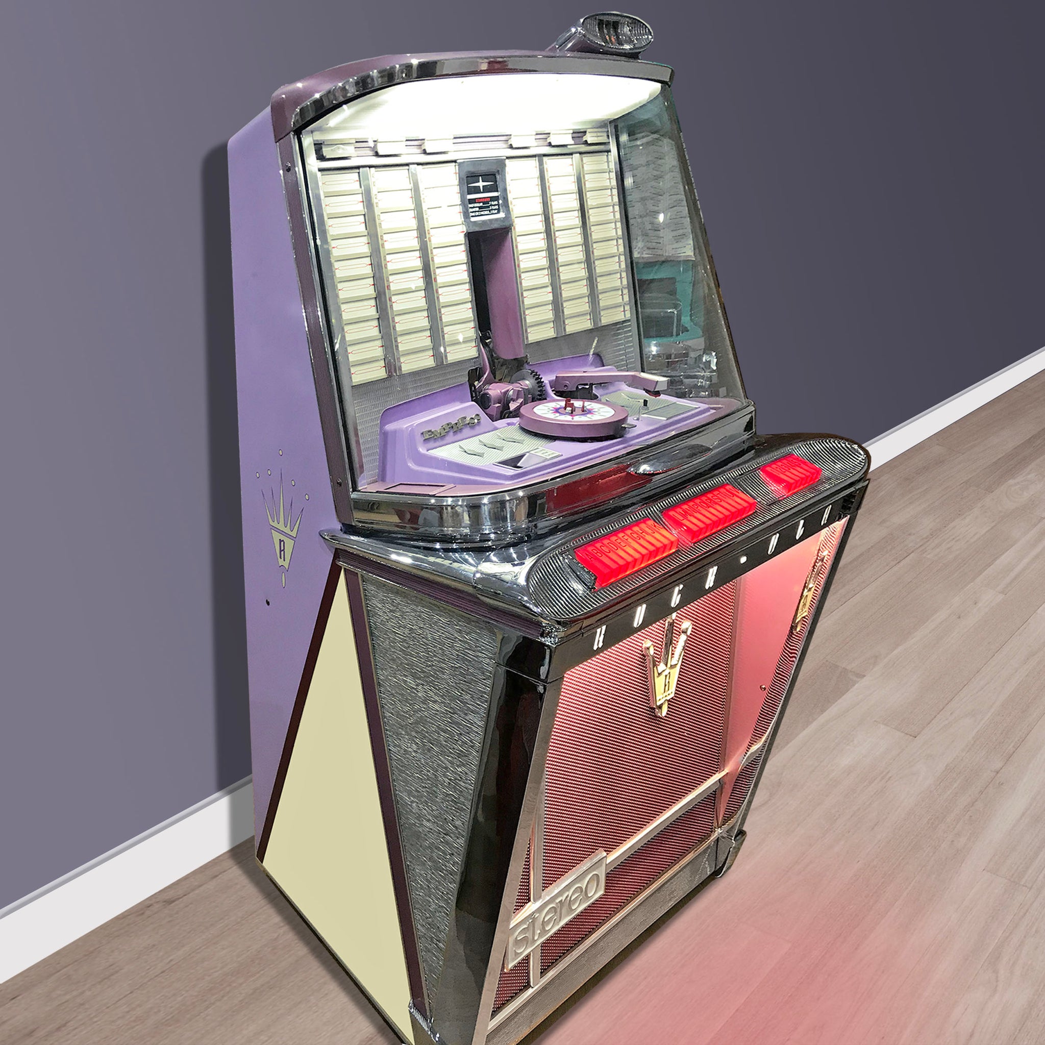 1962 Rock-Ola Empress 120 1496 Vinyl Jukebox