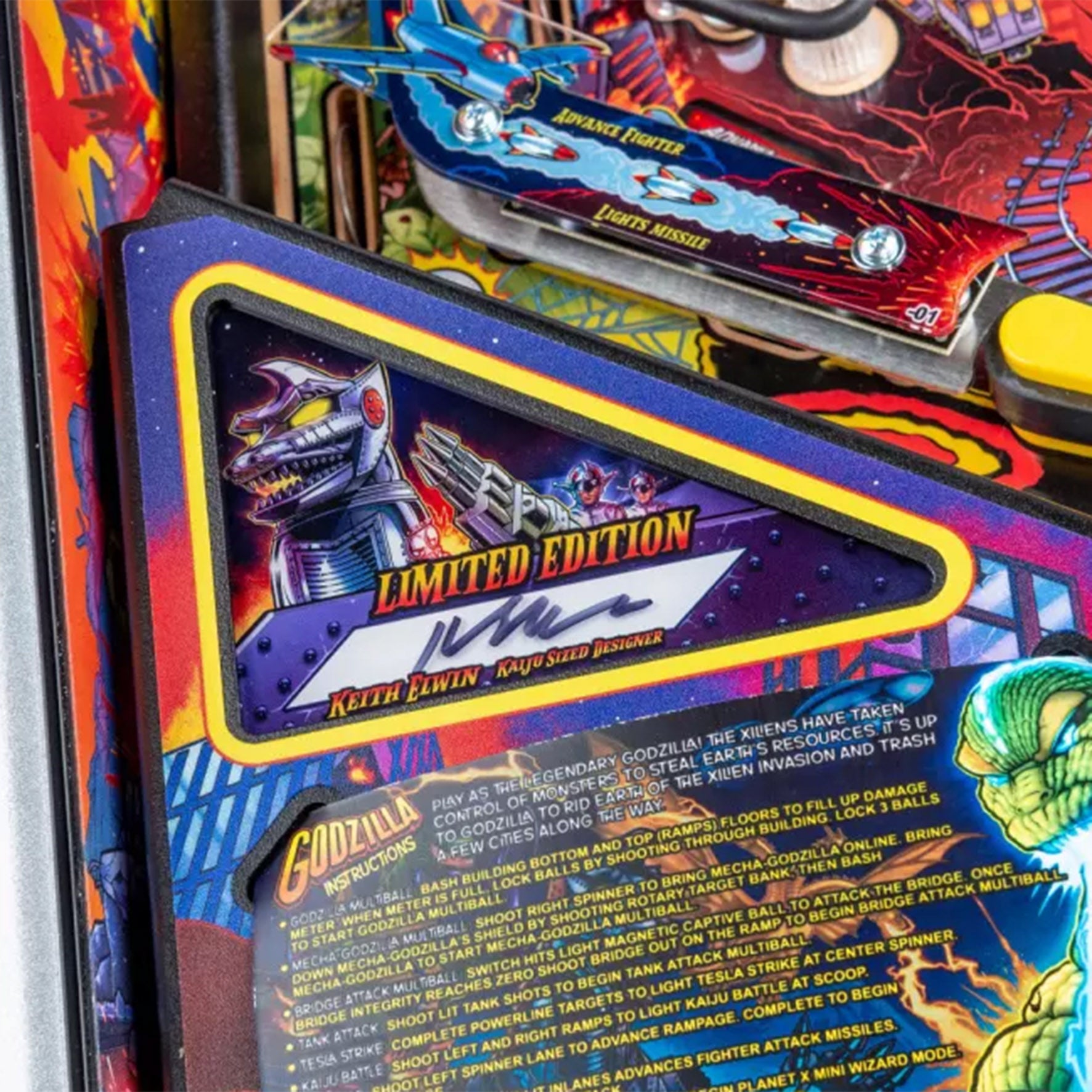 2021 Godzilla Limited Edition Pinball Machine  by Stern