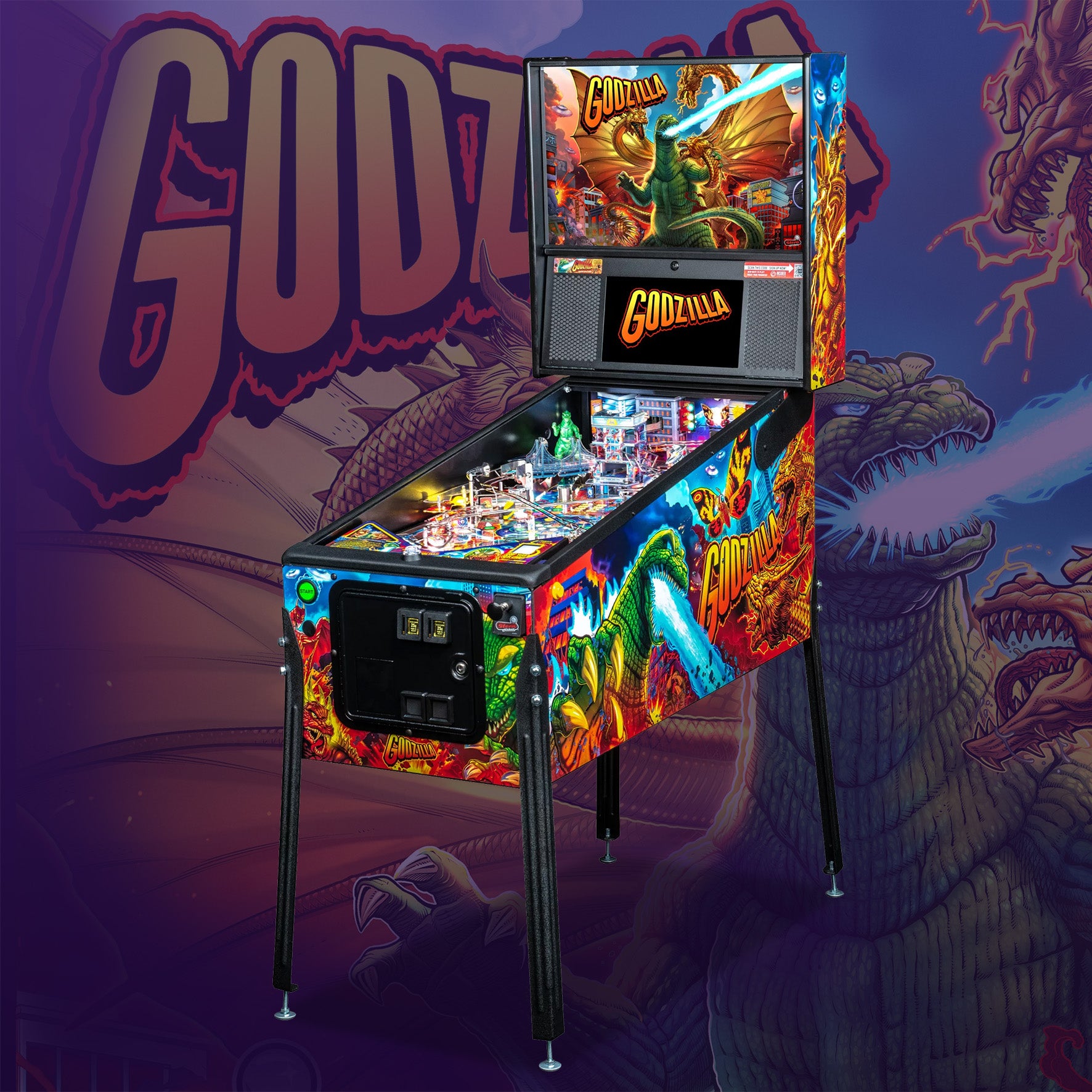 2021 Godzilla Premium Edition Pinball Machine  by Stern