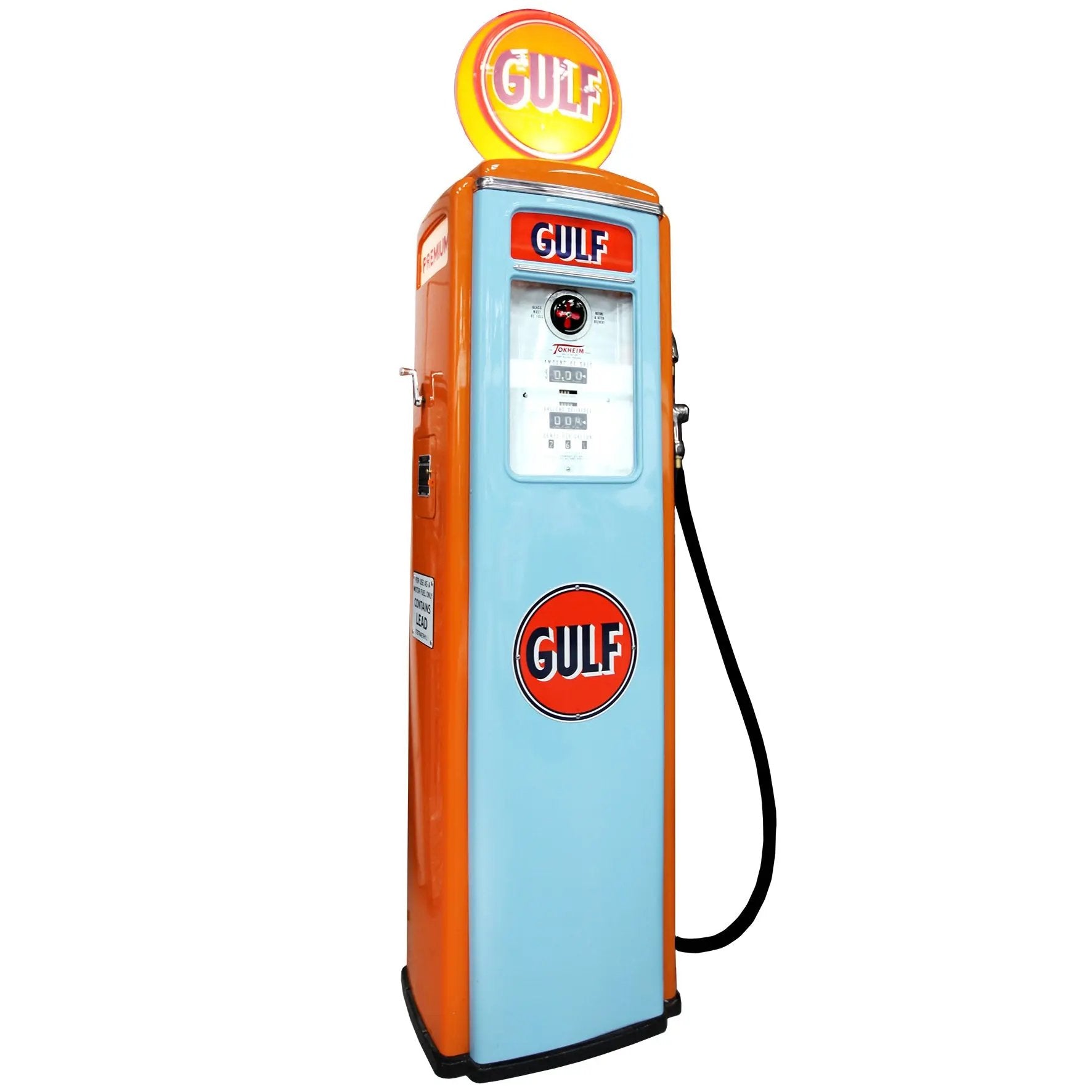 1950s Gulf Gas Pump with Free Shipping – The Games Room Company