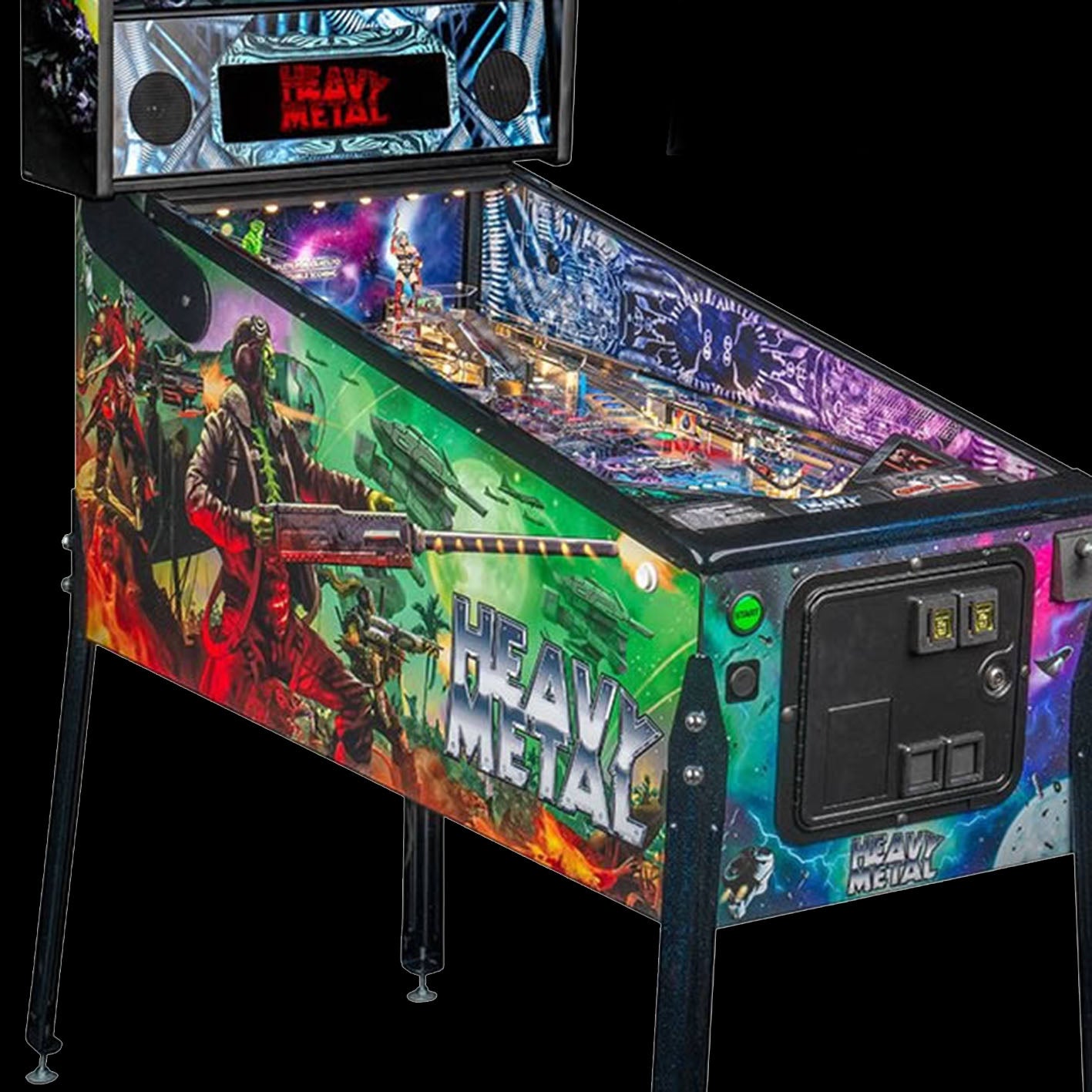 2020 Heavy Metal Limited Edition Pinball Machine by Stern