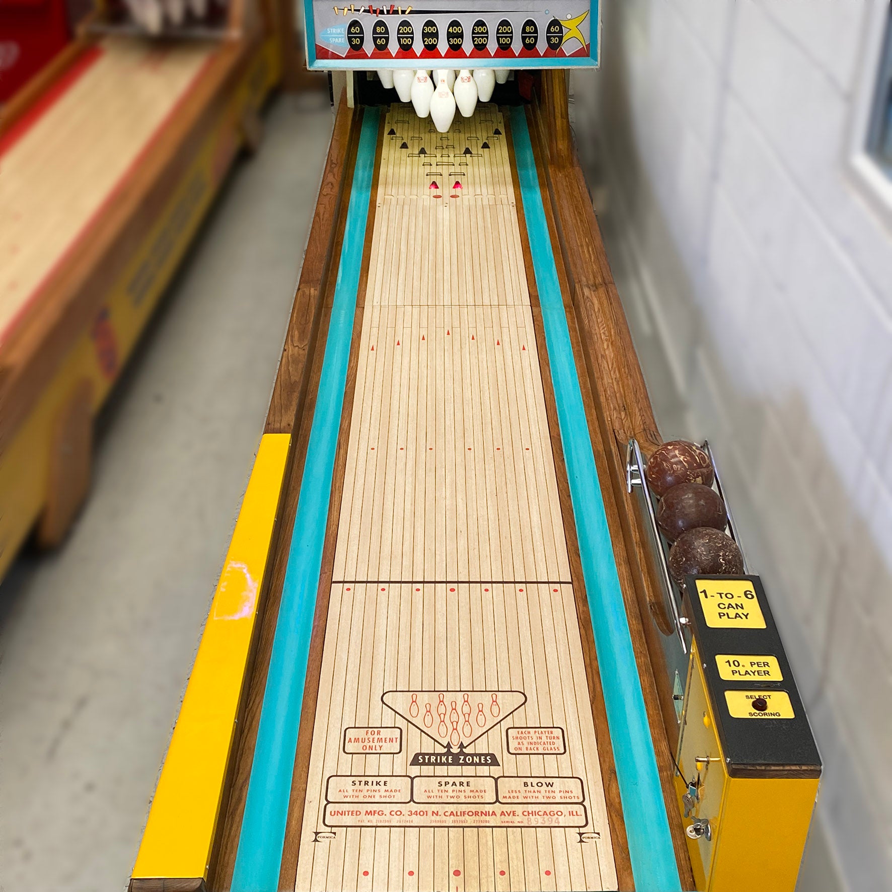 1964 Polaris Indoor Bowling Alley 14ft