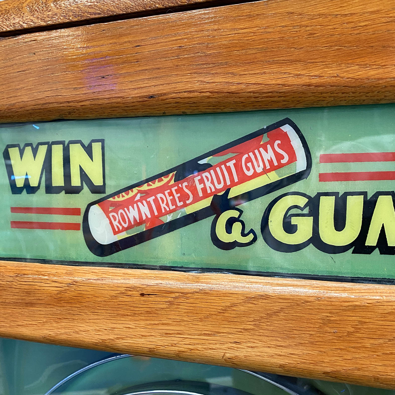 Rowntrees Win a Gum Bagatelle machine