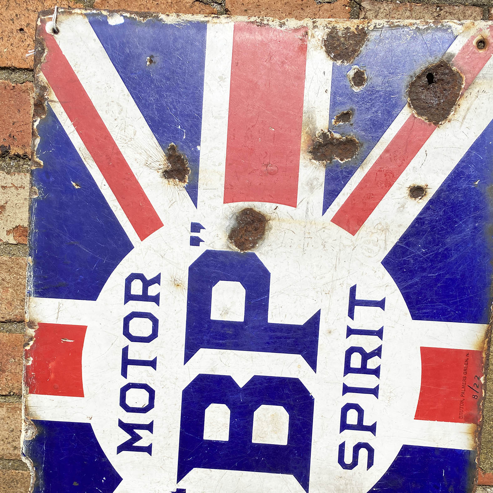 Original BP Motor Spirit Wall Sign (small)