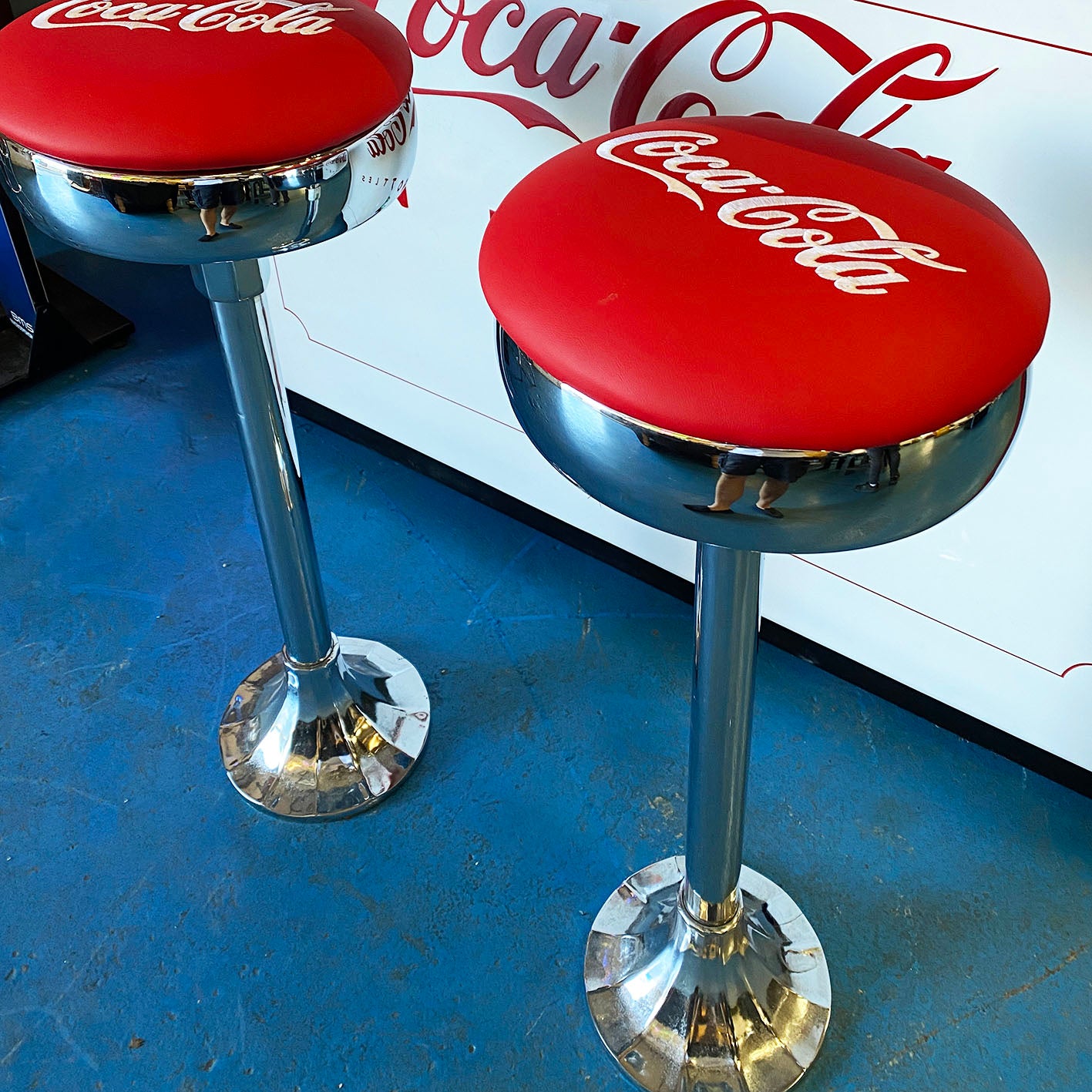 Original 1950s Coca Cola Stool