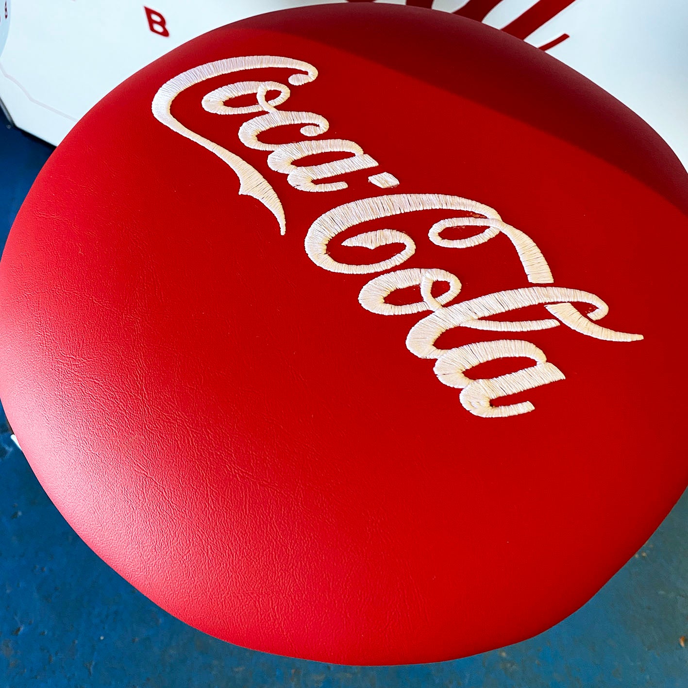 Original 1950s Coca Cola Stool