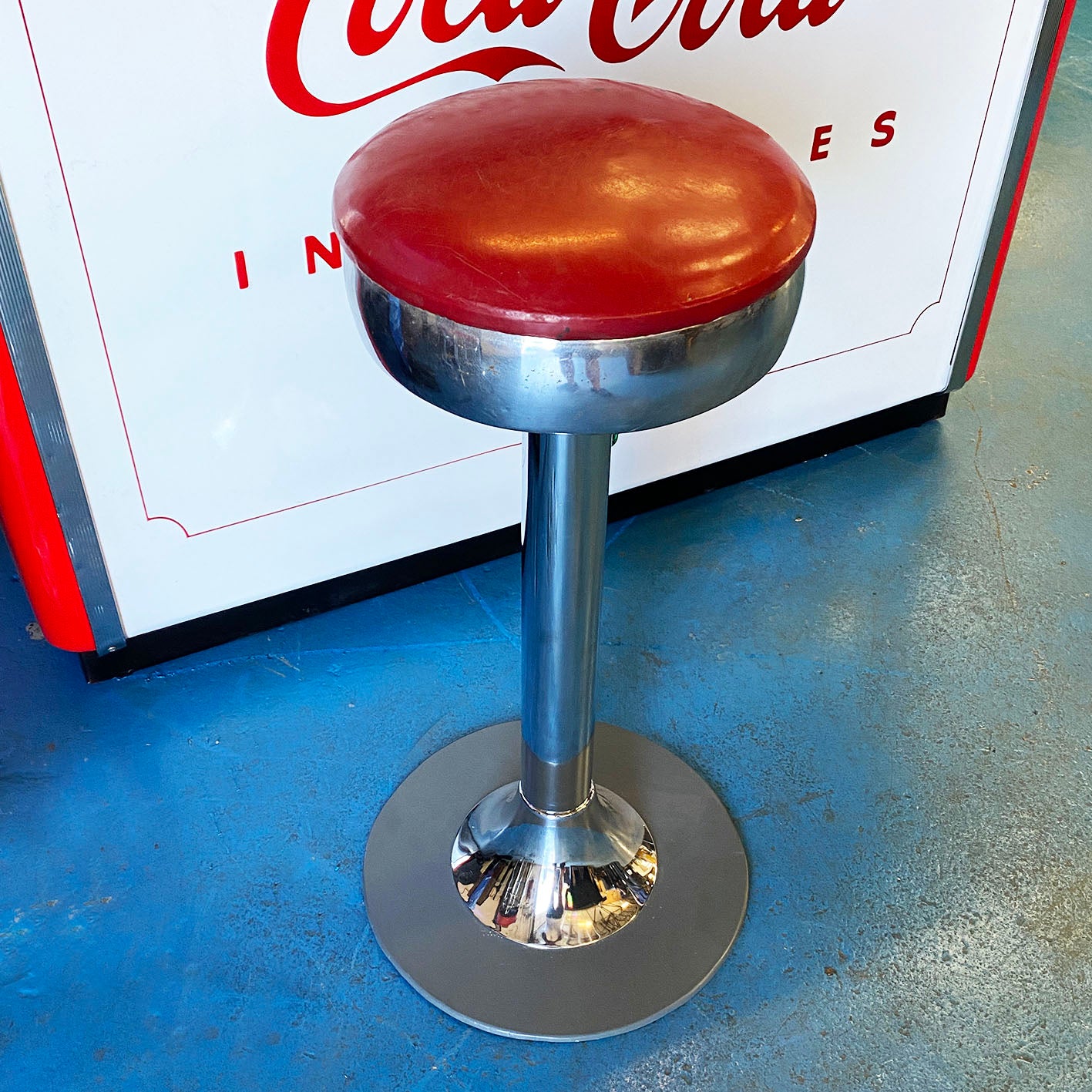 Original vintage 1950s Coca Cola Stool