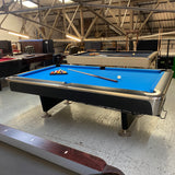 Proline 8ft American Pool Table Black Deluxe