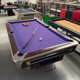 Proline 8ft American Pool Table Mahogany Deluxe