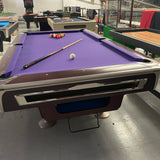 Proline 8ft American Pool Table Mahogany Deluxe