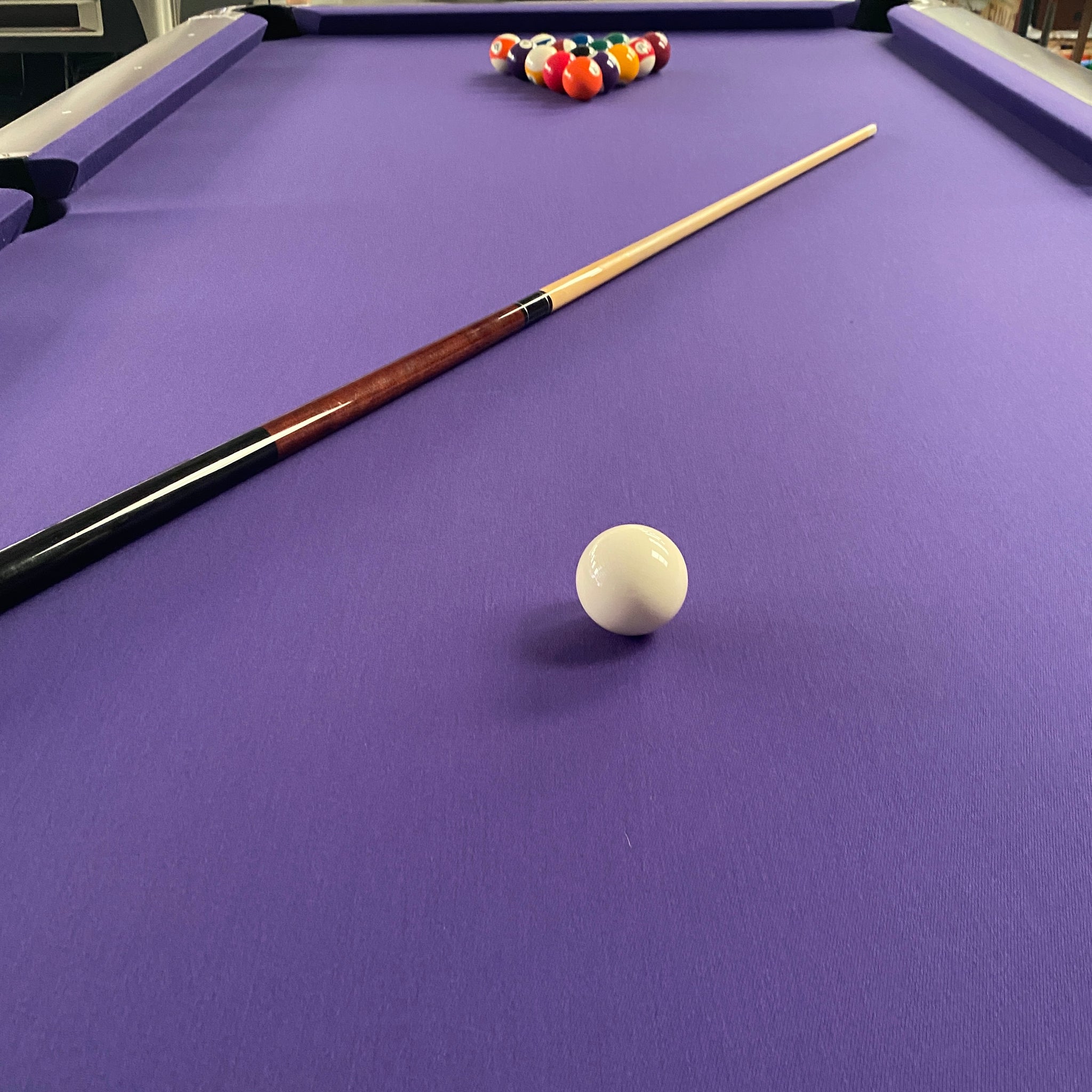 Proline 8ft American Pool Table Mahogany Deluxe