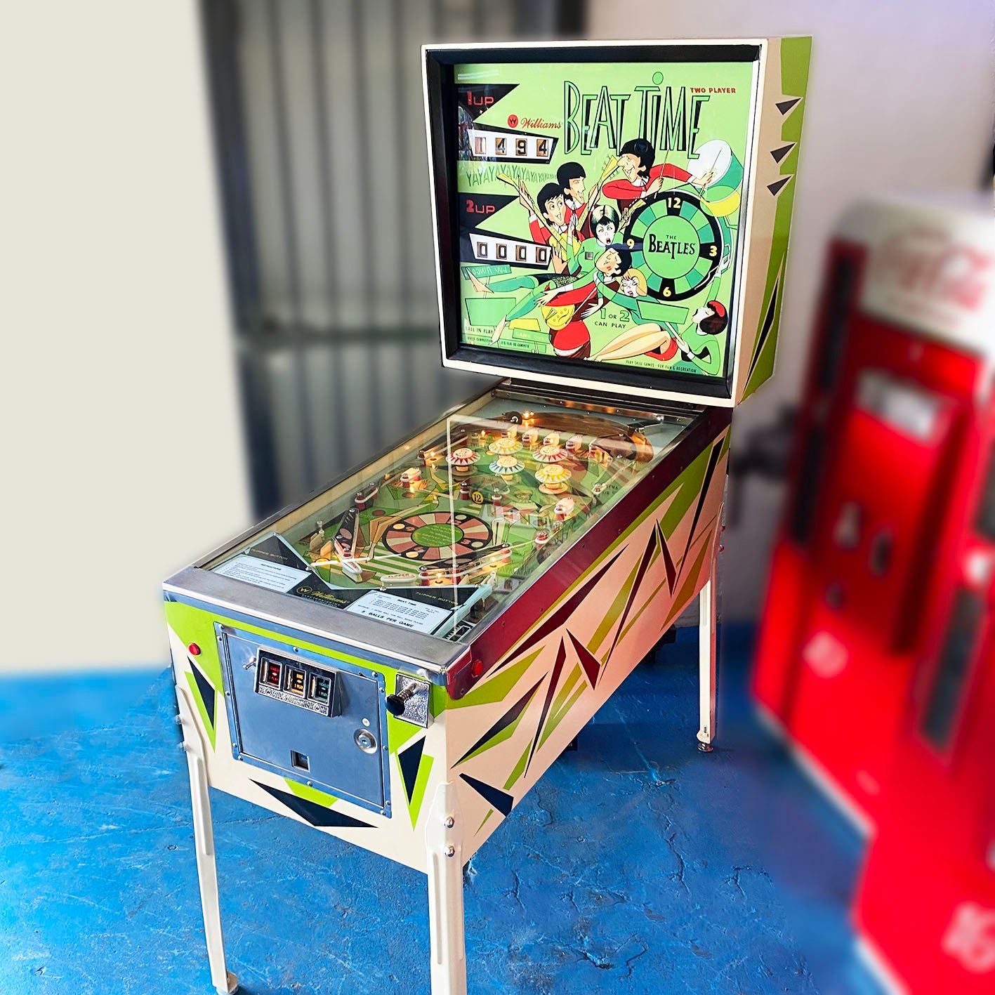 1967 Beat Time (The Beatles) Pinball Machine by Williams