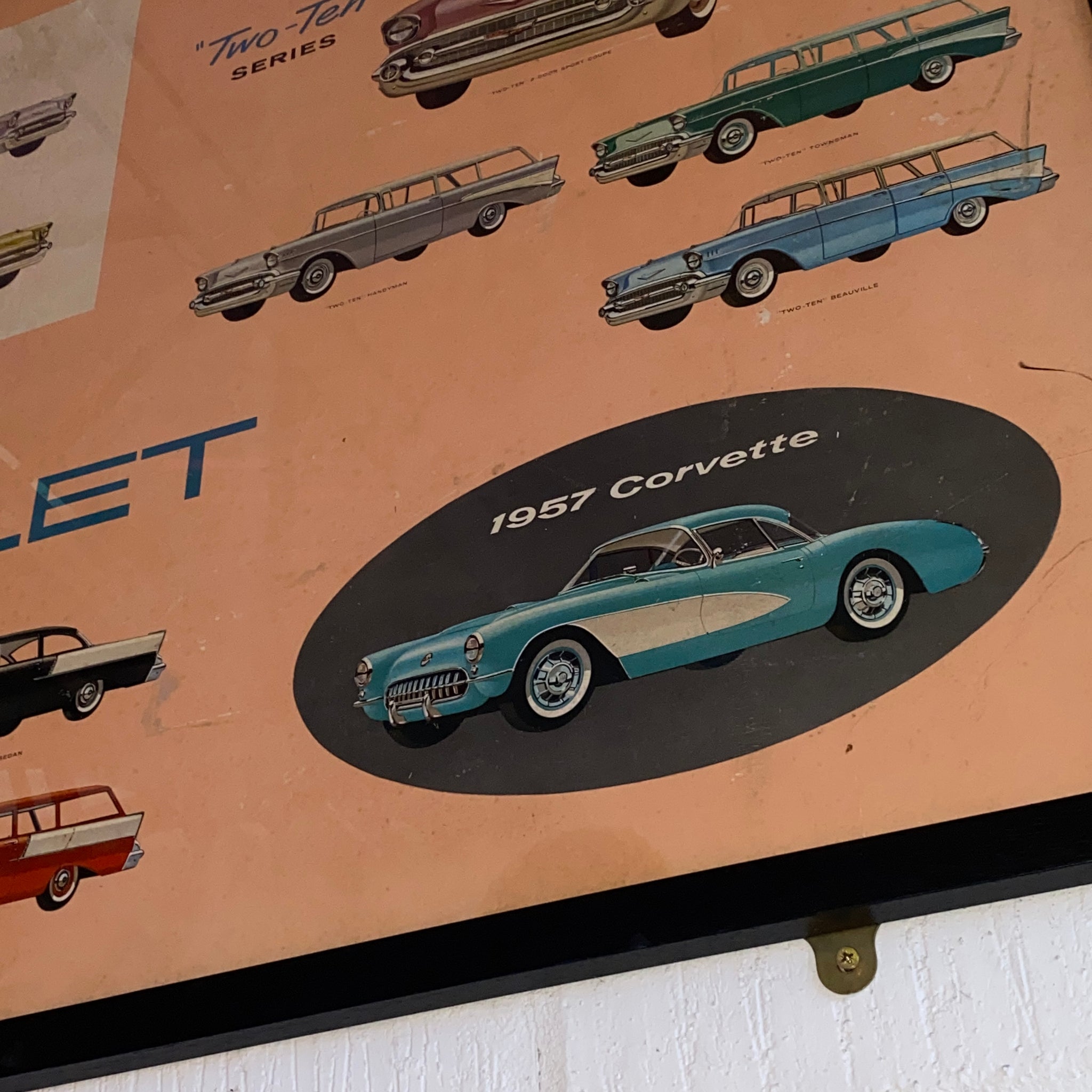 Rare 1957 Chevrolet original display advertisement