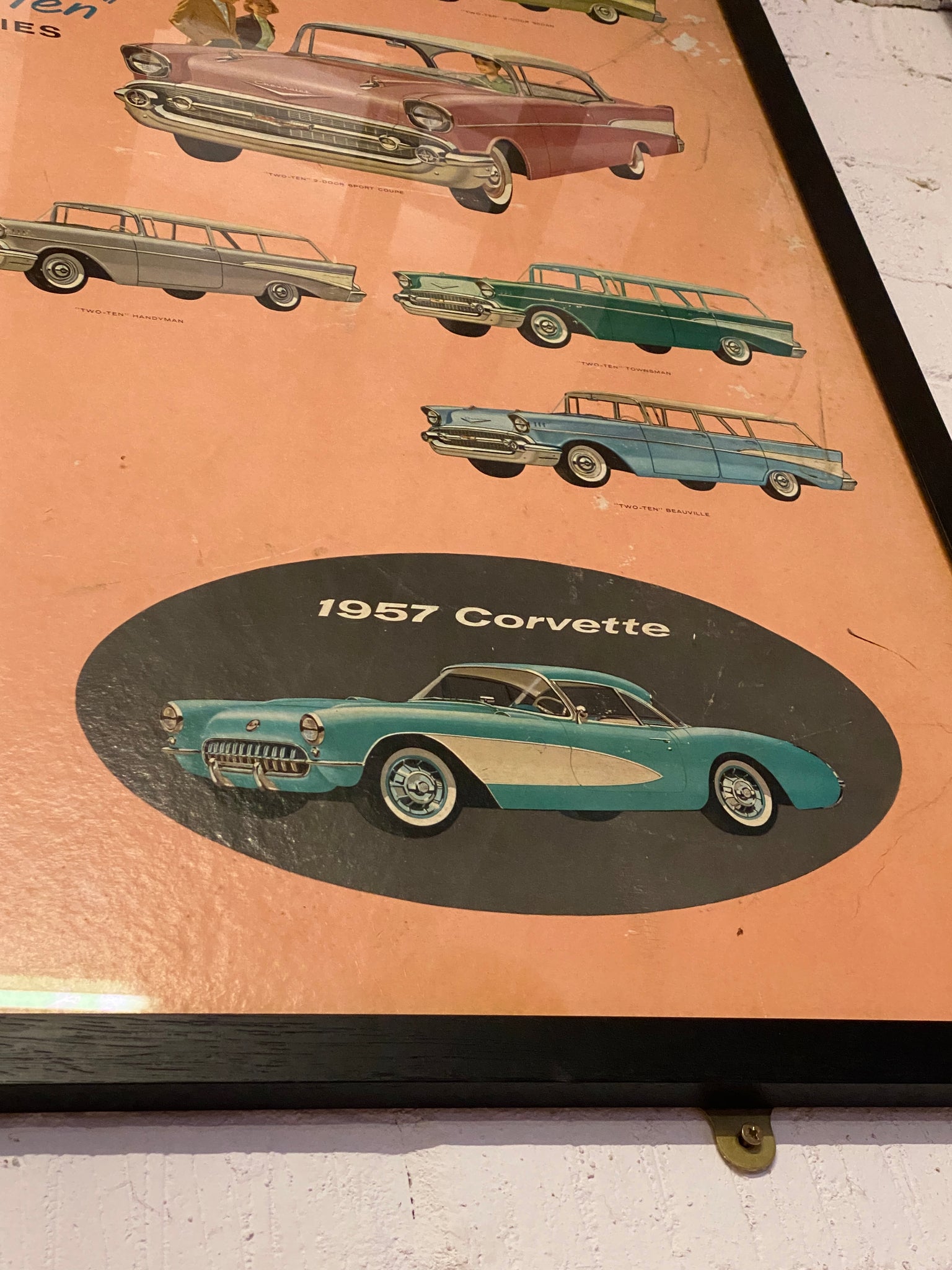 Rare 1957 Chevrolet original display advertisement