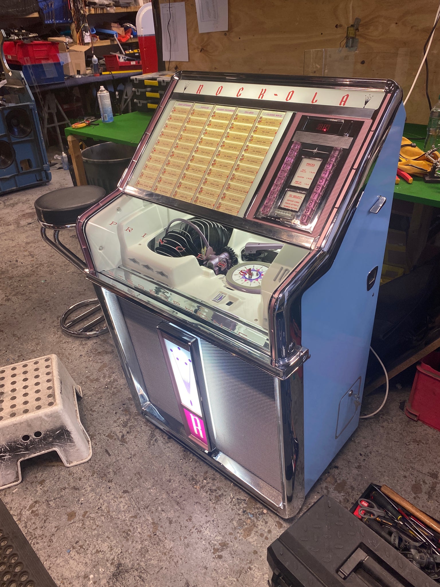 1962 Rock-Ola Princess 1493 Vinyl Jukebox