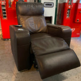 Refurbished Brown Leather Cinema Seat