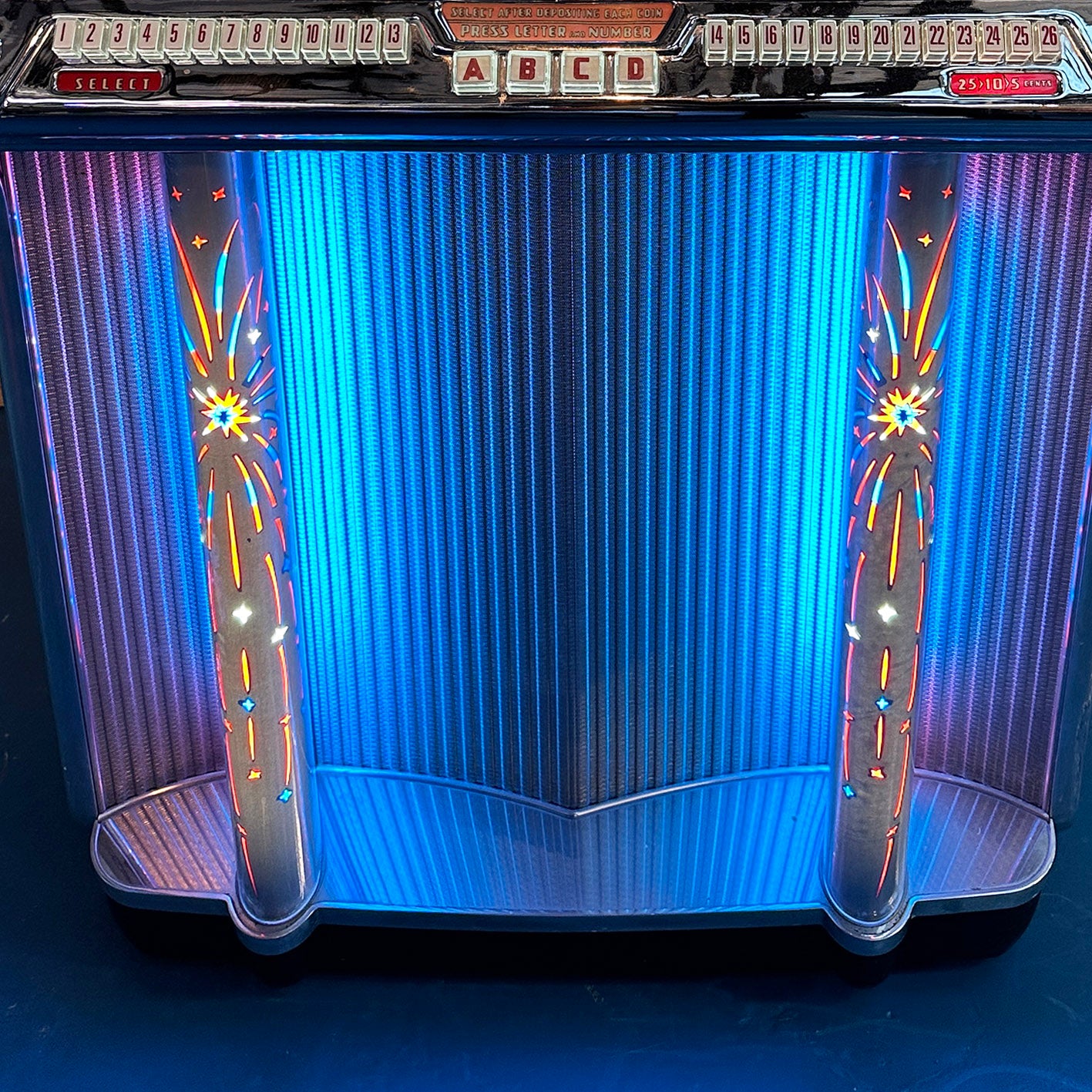 Original 1955 Wurlitzer 1800 Vinyl Jukebox