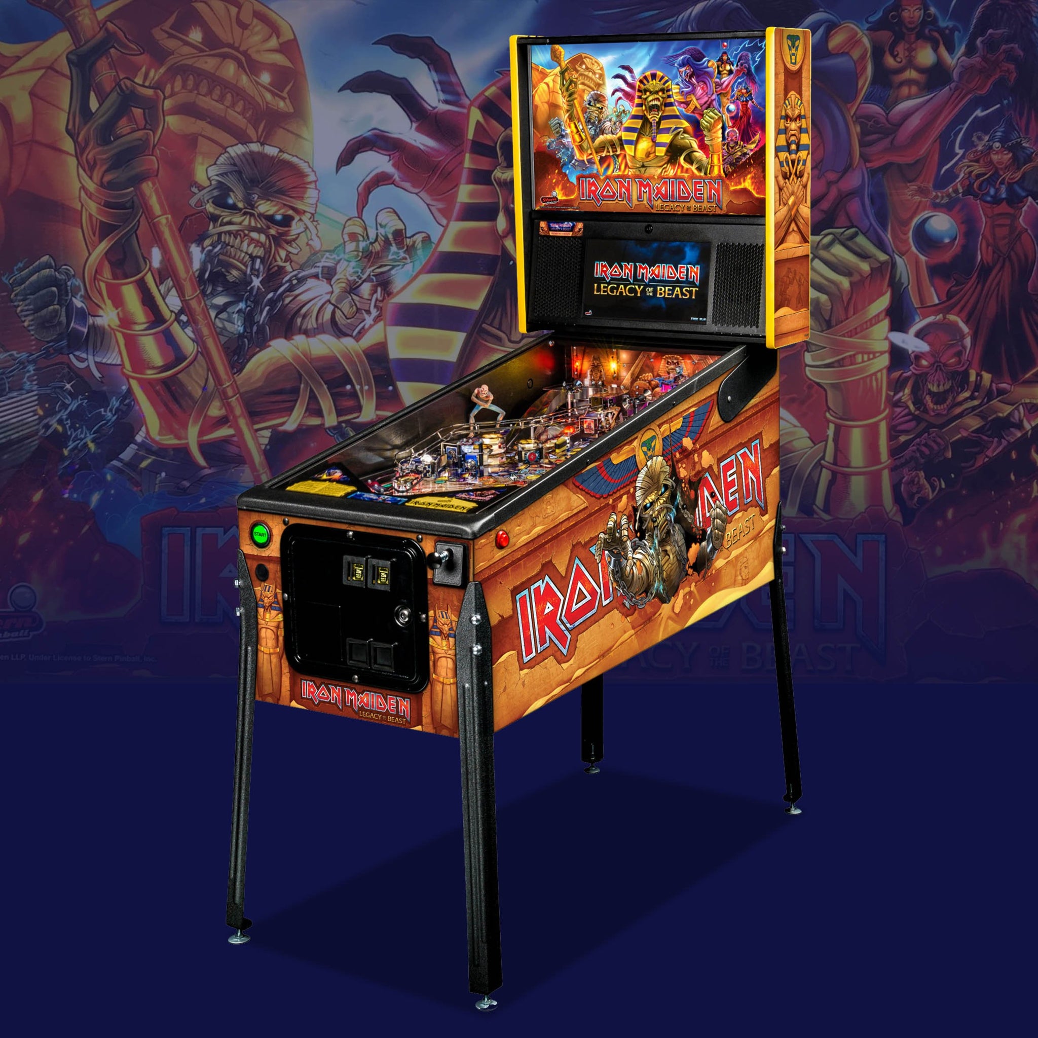 2018 Iron Maiden 'Legacy of the Beast' Premium Pinball Machine by Stern