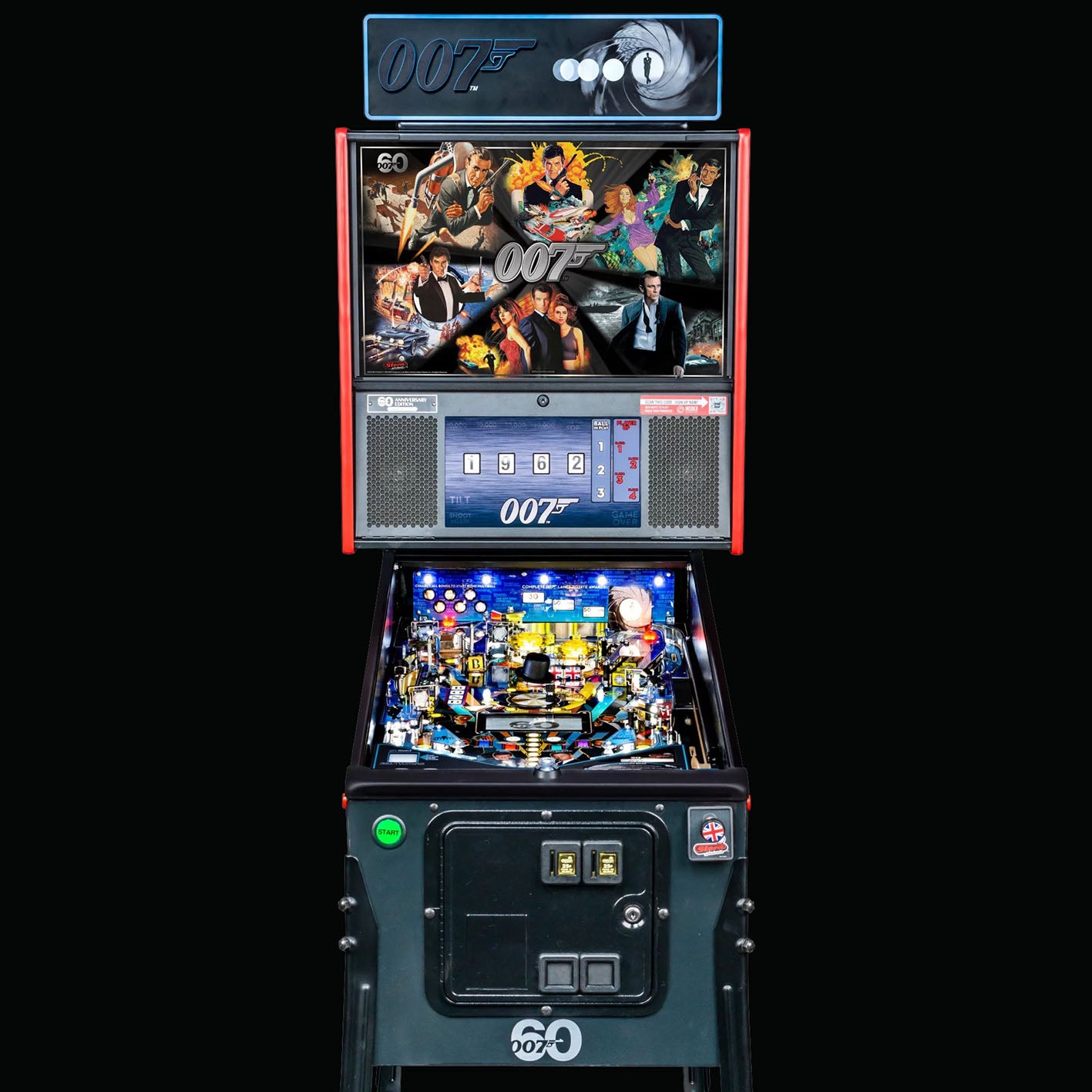 60th Anniversary James Bond Limited Edition Pinball Machine by Stern