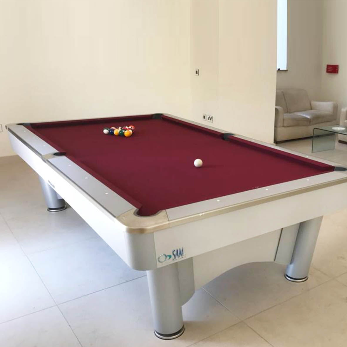 Sam Leisure K Steel 2 American Pool Table 8ft, 9ft