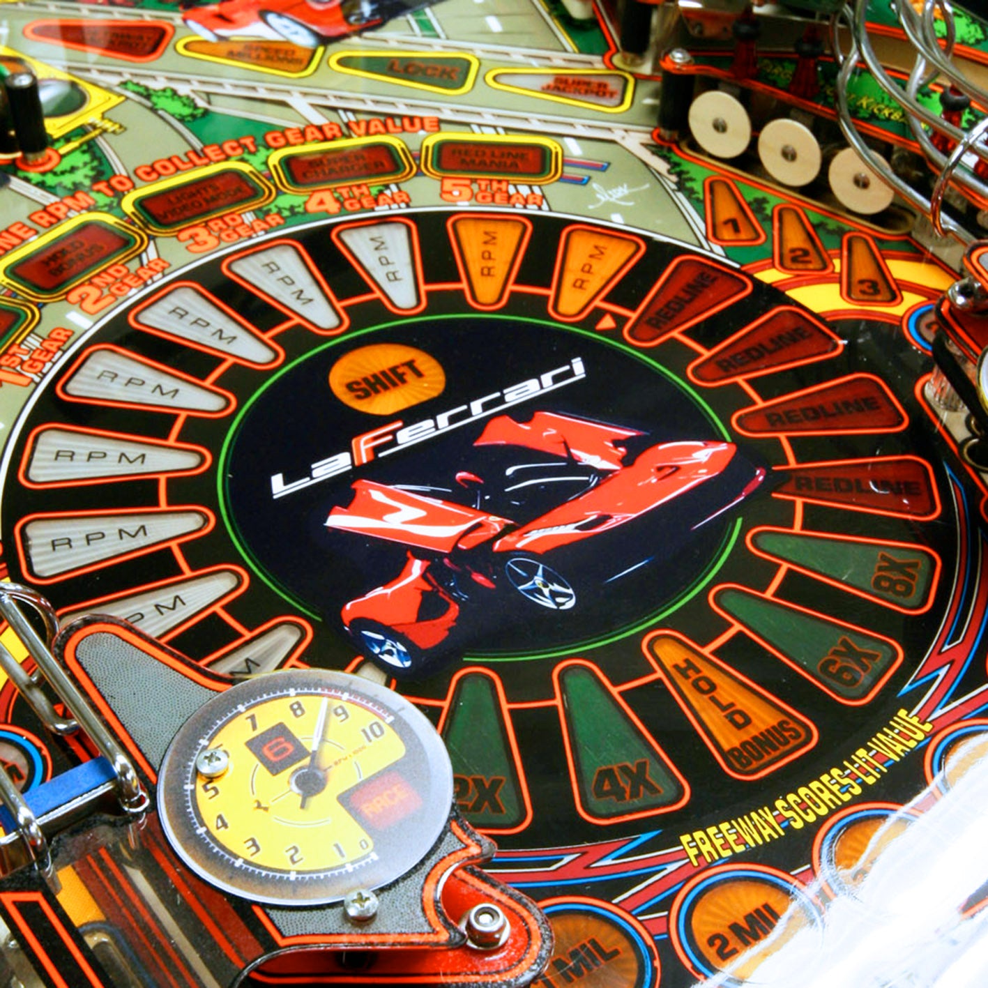 1992 Bespoke La Ferrari Pinball Machine by Williams