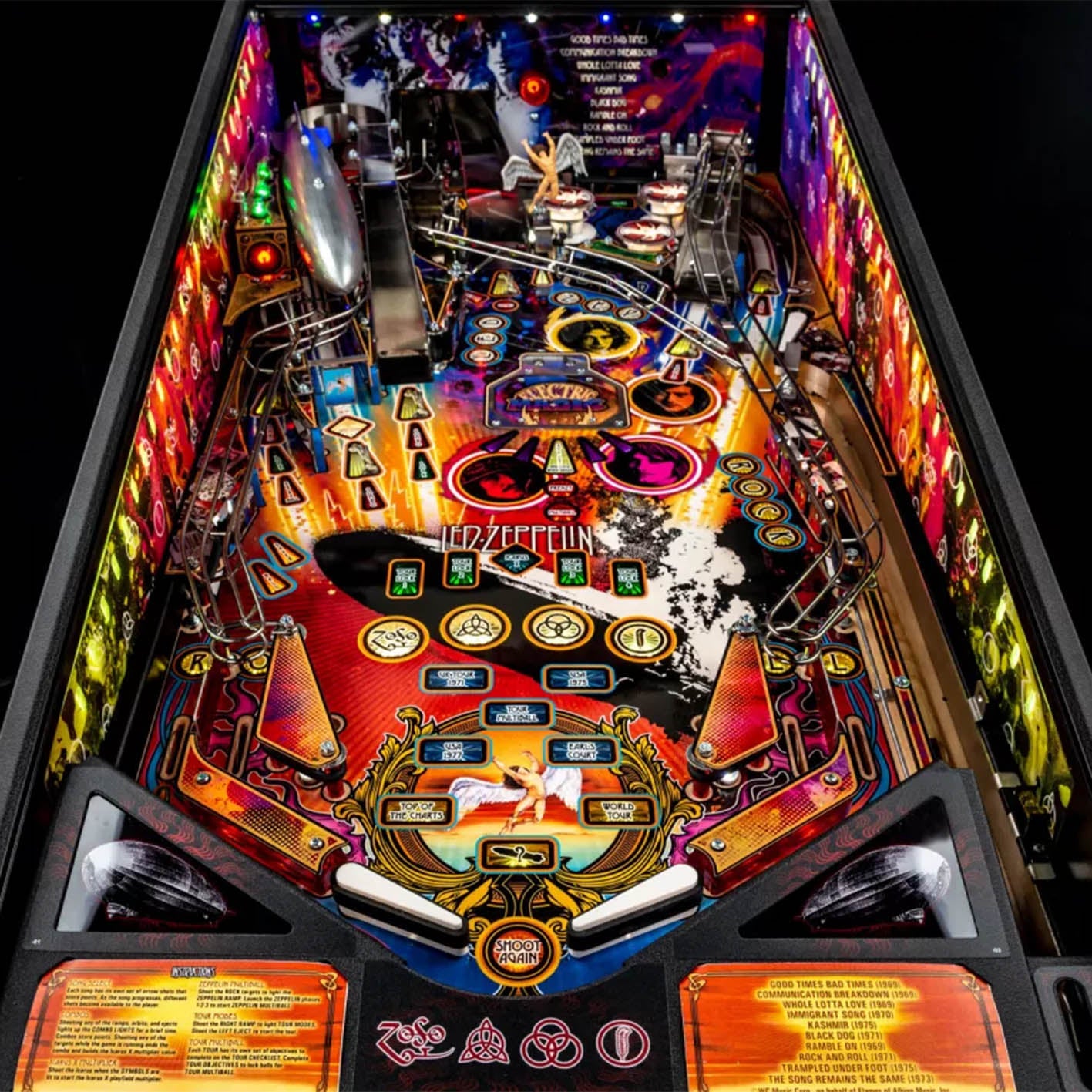 2020 Led Zeppelin Premium Pinball Machine by Stern